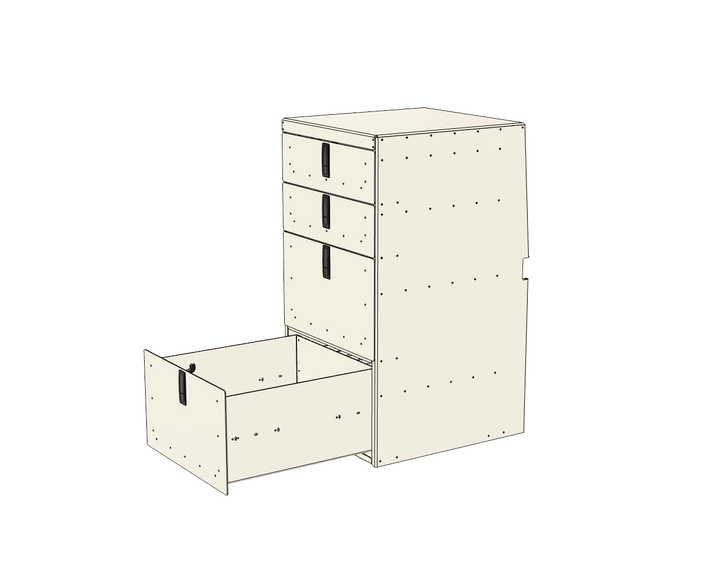 Aluminum Drawer Cabinet