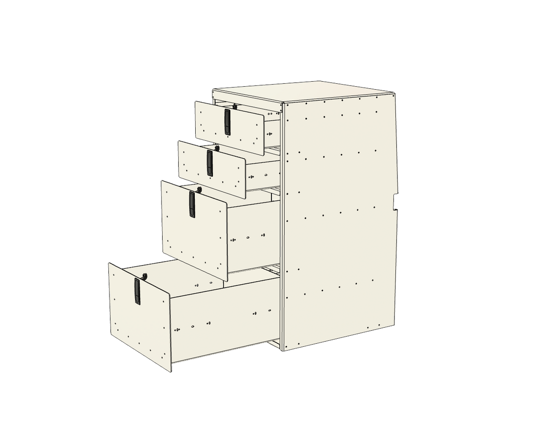 Aluminum Drawer Cabinet