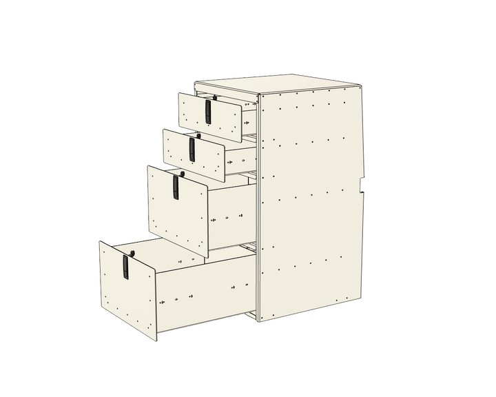Aluminum Drawer Cabinet