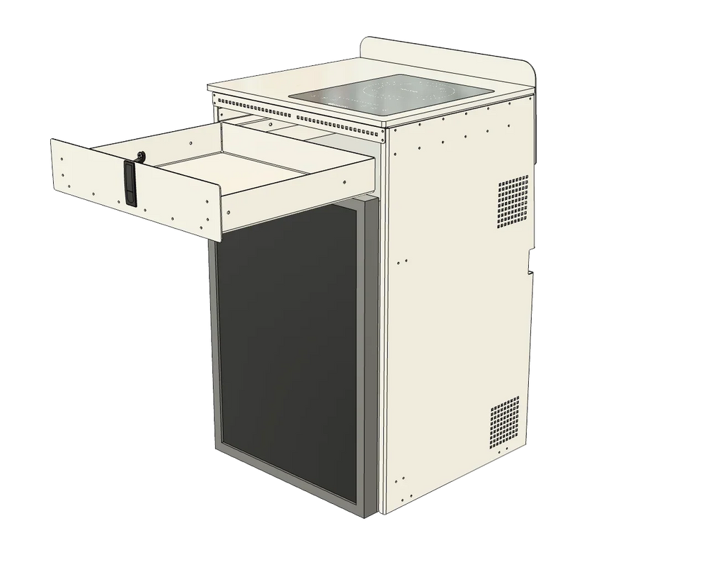 Aluminum Fridge Cabinet - AVC RIG