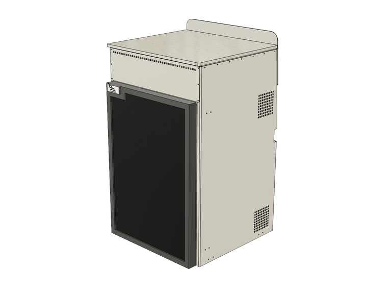 Aluminum Fridge Cabinet