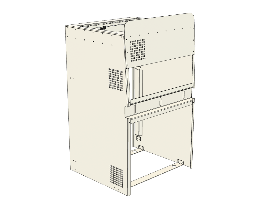 Aluminum Fridge Cabinet