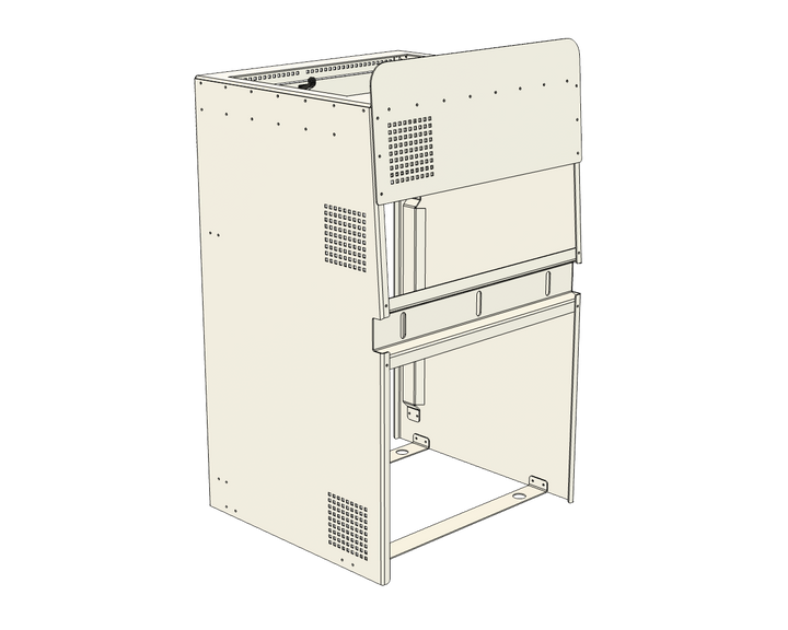 Aluminum Fridge Cabinet