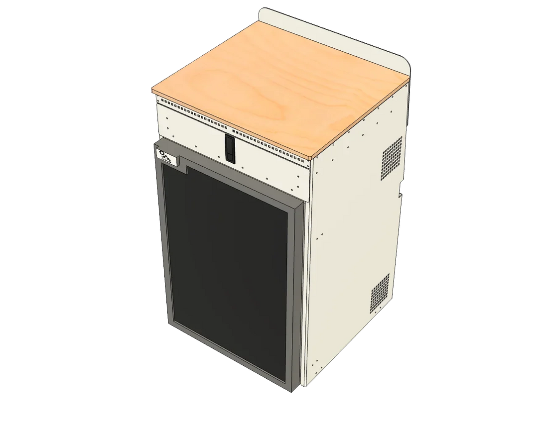 Aluminum Fridge Cabinet - AVC RIG