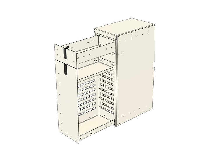 Aluminum Pantry with Drawer Cabinet - AVC RIG