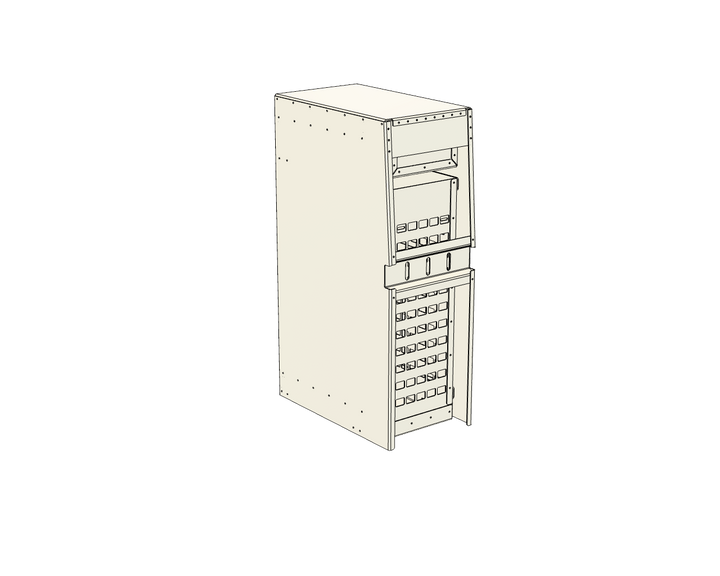 Aluminum Pantry with Drawer Cabinet