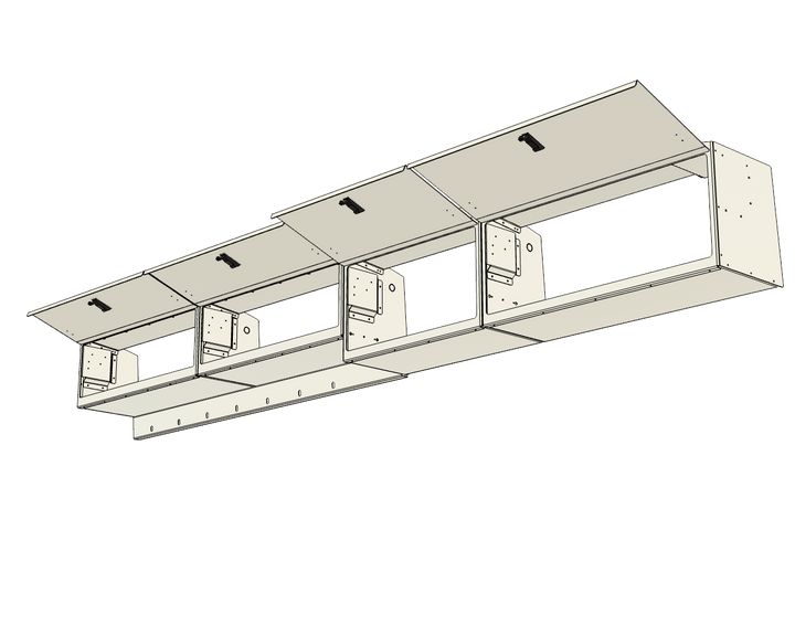 Aluminum Overhead Cabinet