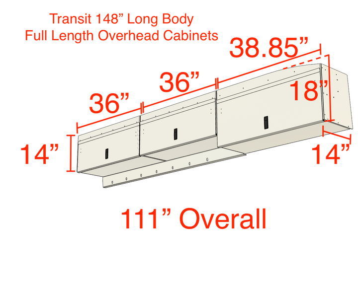Aluminum Overhead Cabinet