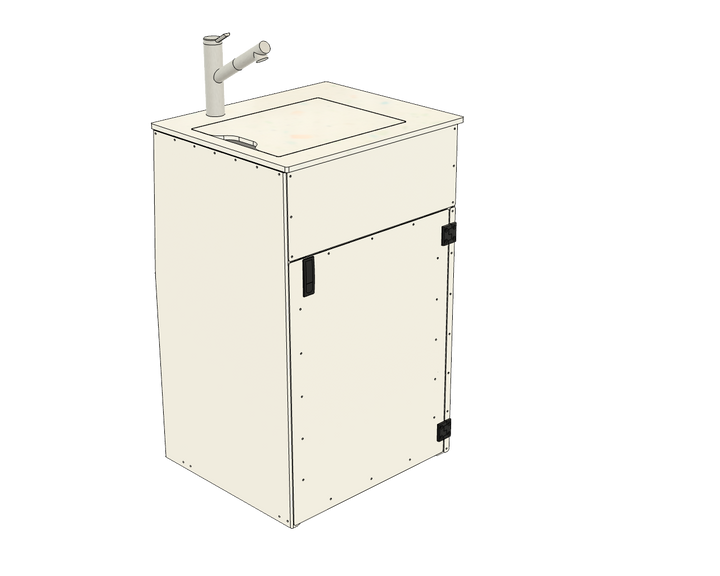 Aluminum Sink Cabinet