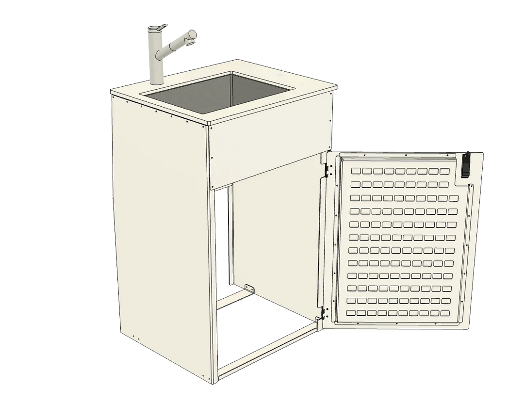 Aluminum Sink Cabinet - AVC RIG