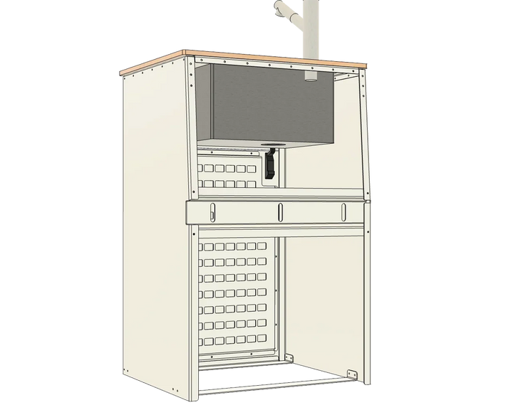 Aluminum Sink Cabinet - AVC RIG