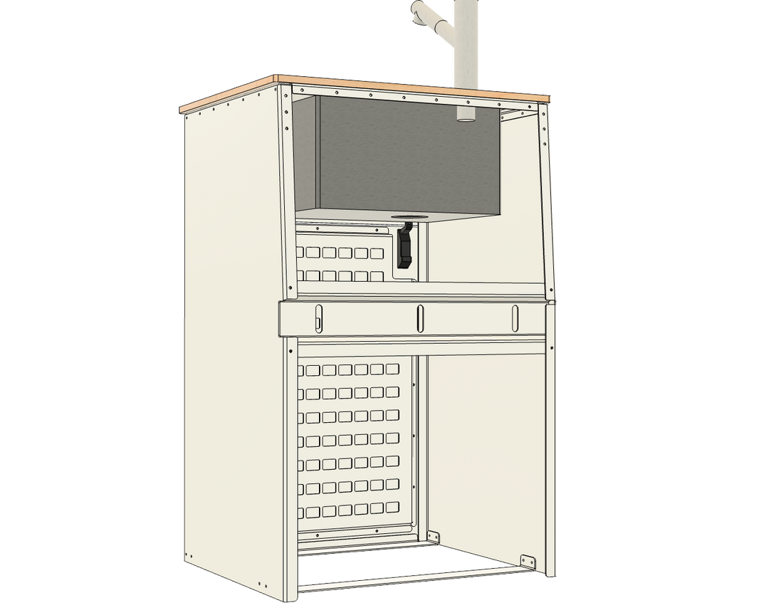 Aluminum Sink Cabinet
