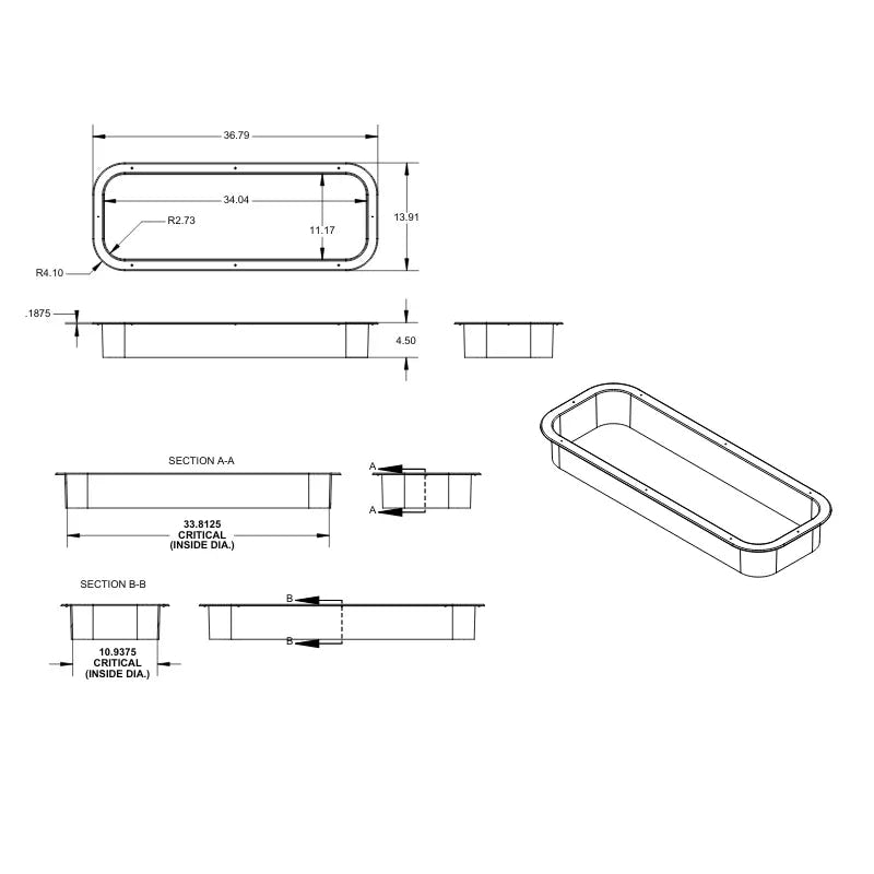 Promaster 3310 Awning Window Trim Ring - AVC RIG