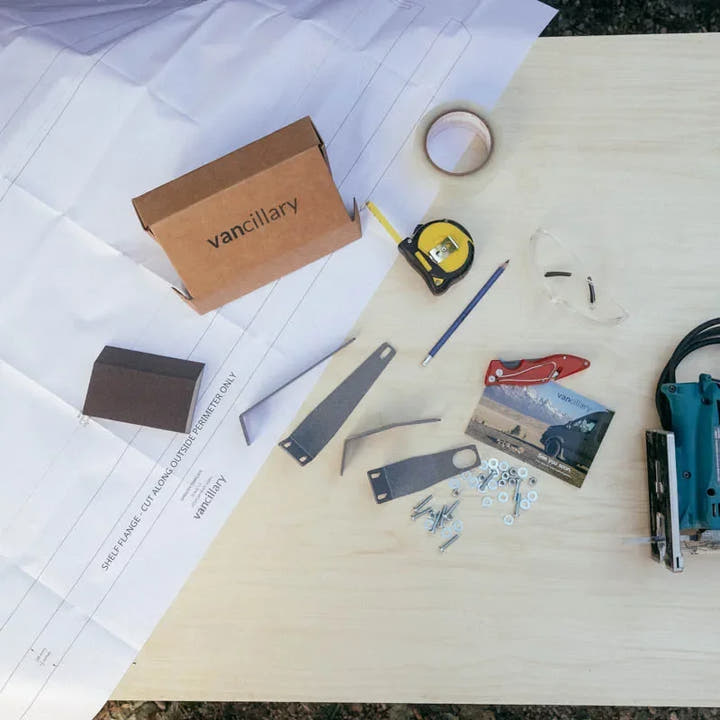 Sprinter Van Headliner Shelf - DIY Kit | vancillary - AVC RIG