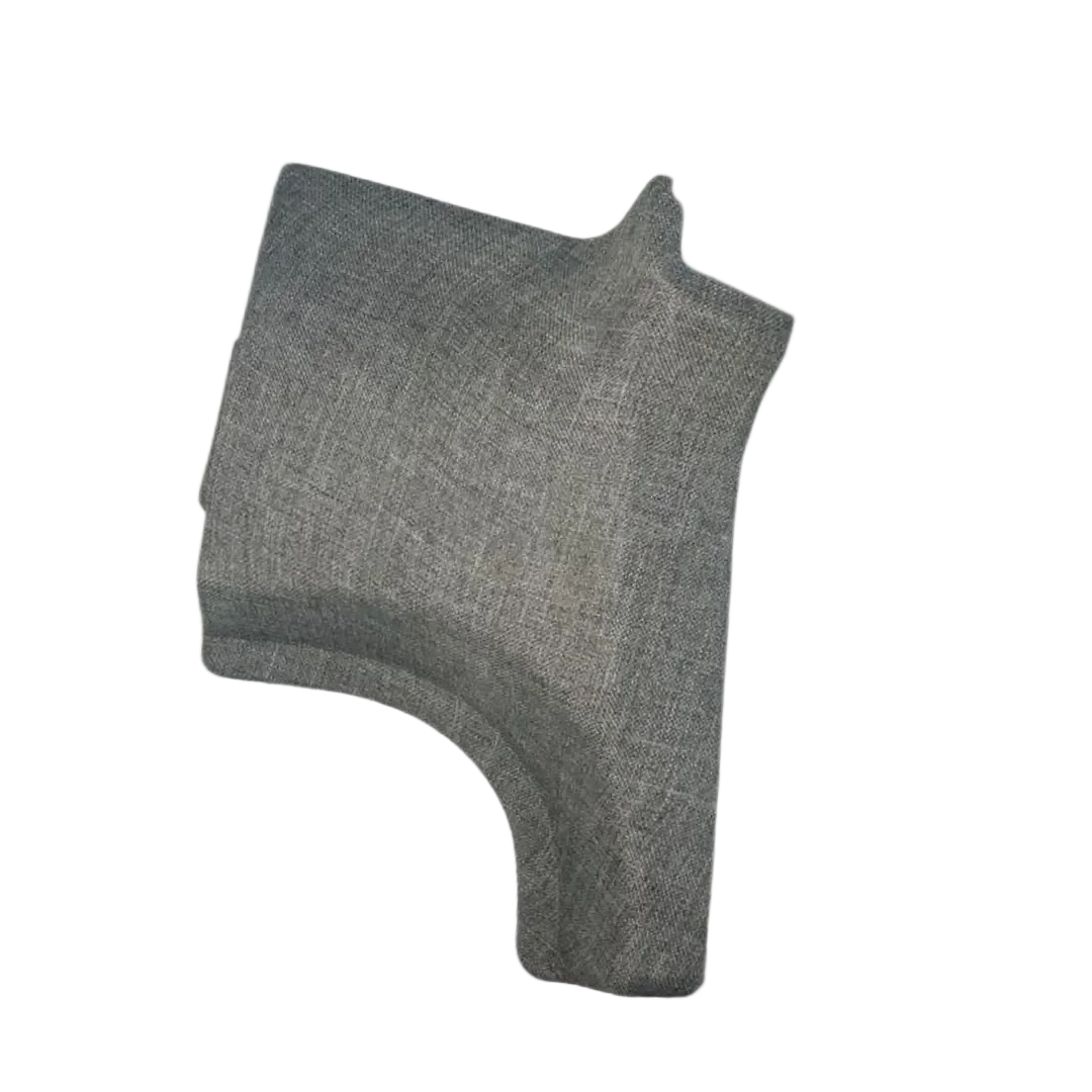 Grey fabric GoCode B Pillar cover for Ford Transit High Roof driver side