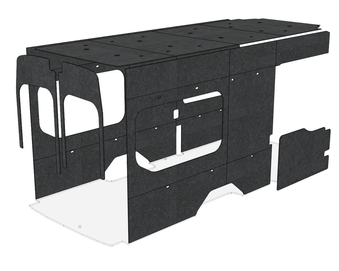 Transit 148 EXT Felt Wall Kit