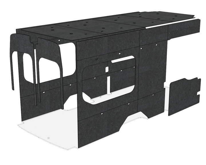 Transit 148 EXT Felt Wall Kit