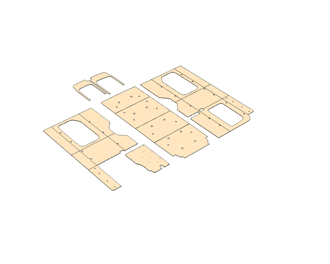 Transit 148 EXT Wood Wall Kit