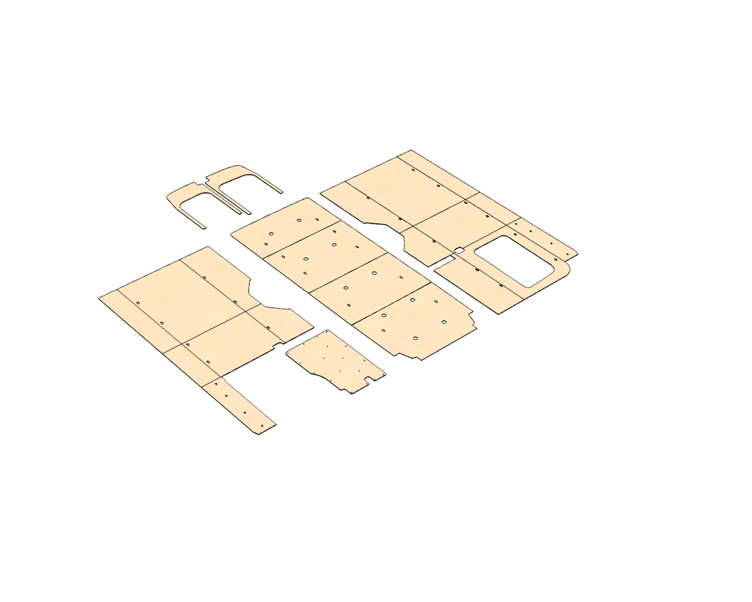 Transit 148 EXT Wood Wall Kit