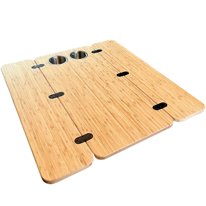 The Elite Bamboo Table 3/4" Thick For Camper Vans and RVs - AVC RIG