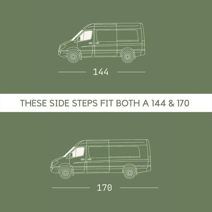 Sprinter Side Steps - AVC RIG