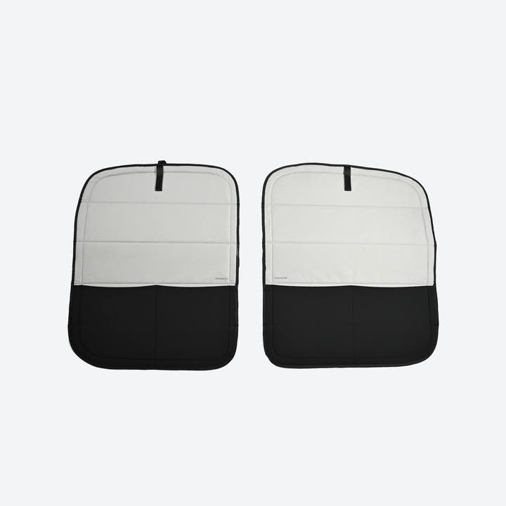 Ford Transit Stealth Rear Door Window Covers (Pair) - AVC RIG