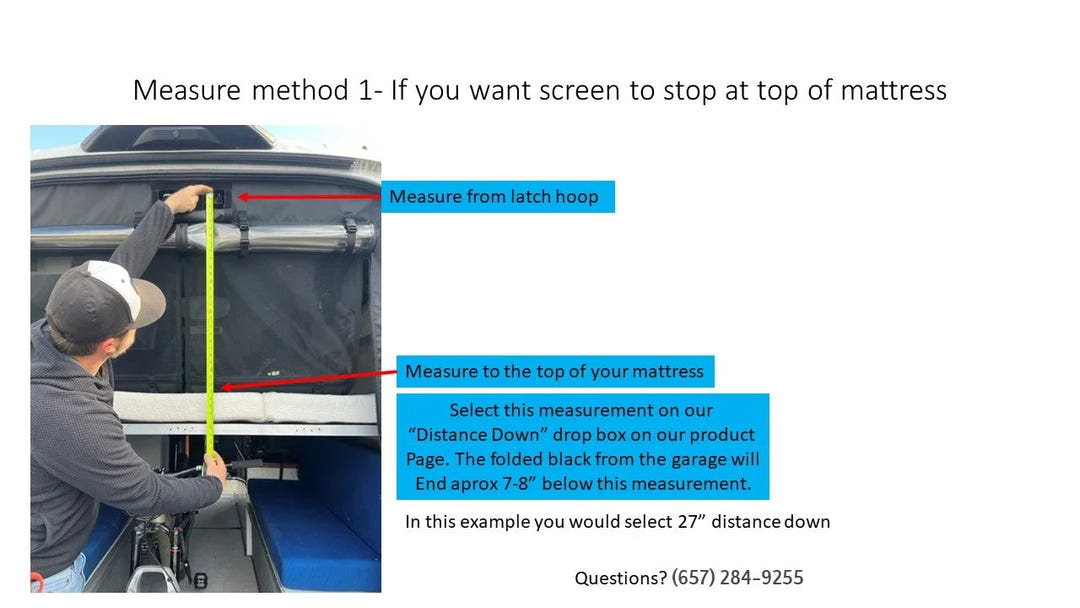 Mercedes Sprinter Rear Garage Insect Bug Screen - AVC RIG