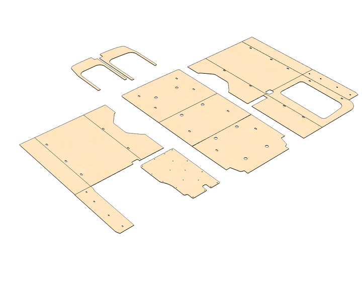 Transit High Roof 148 Felt Wall Kit
