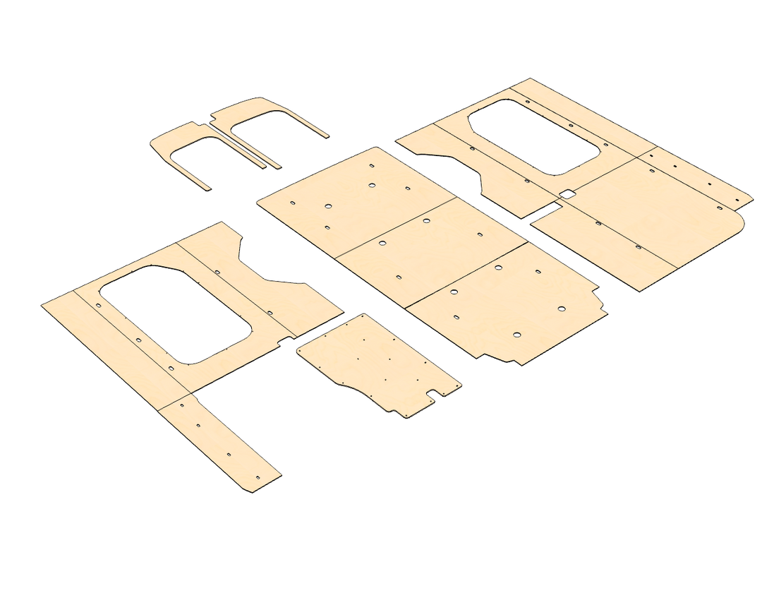 Transit High Roof 148 Felt Wall Kit