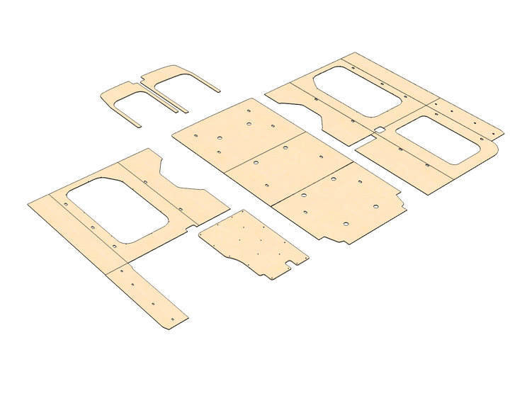 Transit High Roof 148 Felt Wall Kit