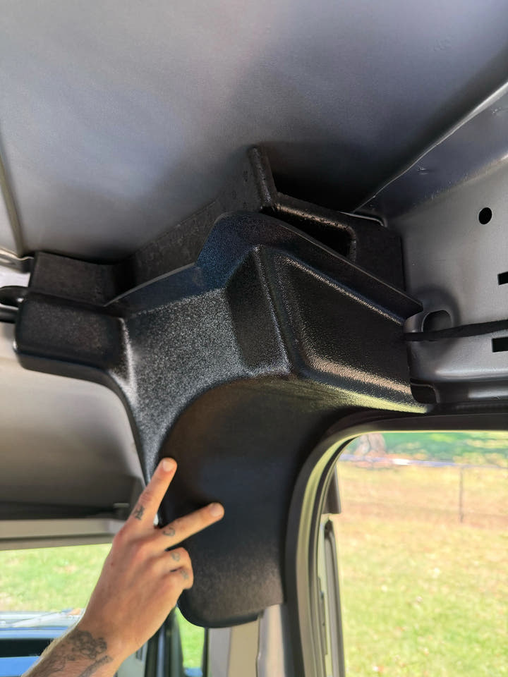 Ford Transit Mid Roof B Pillar Blob Covers - AVC RIG
