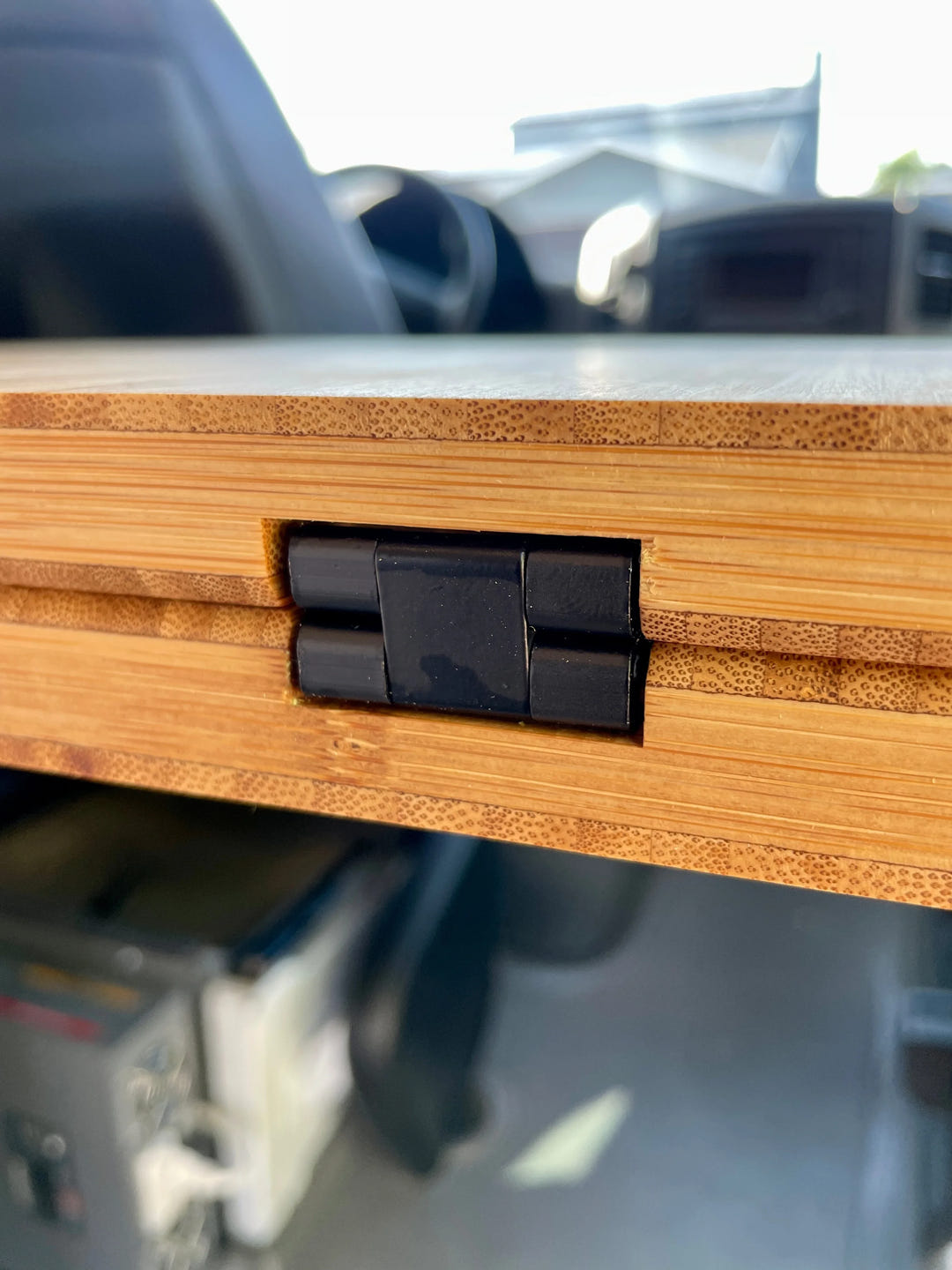 Folding Bamboo Lagun Table 3/4" Thick For Camper Vans and RVs - AVC RIG