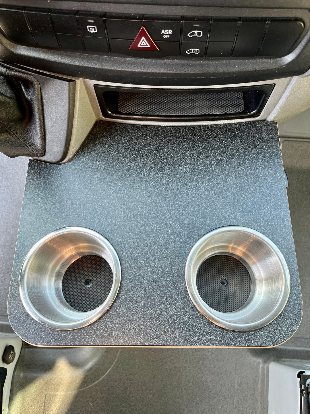 Mercedes-Benz Sprinter Cup Holder Accessories NCV3 06-18 Snack Tray Phone Table Stainless Camper Van - AVC RIG