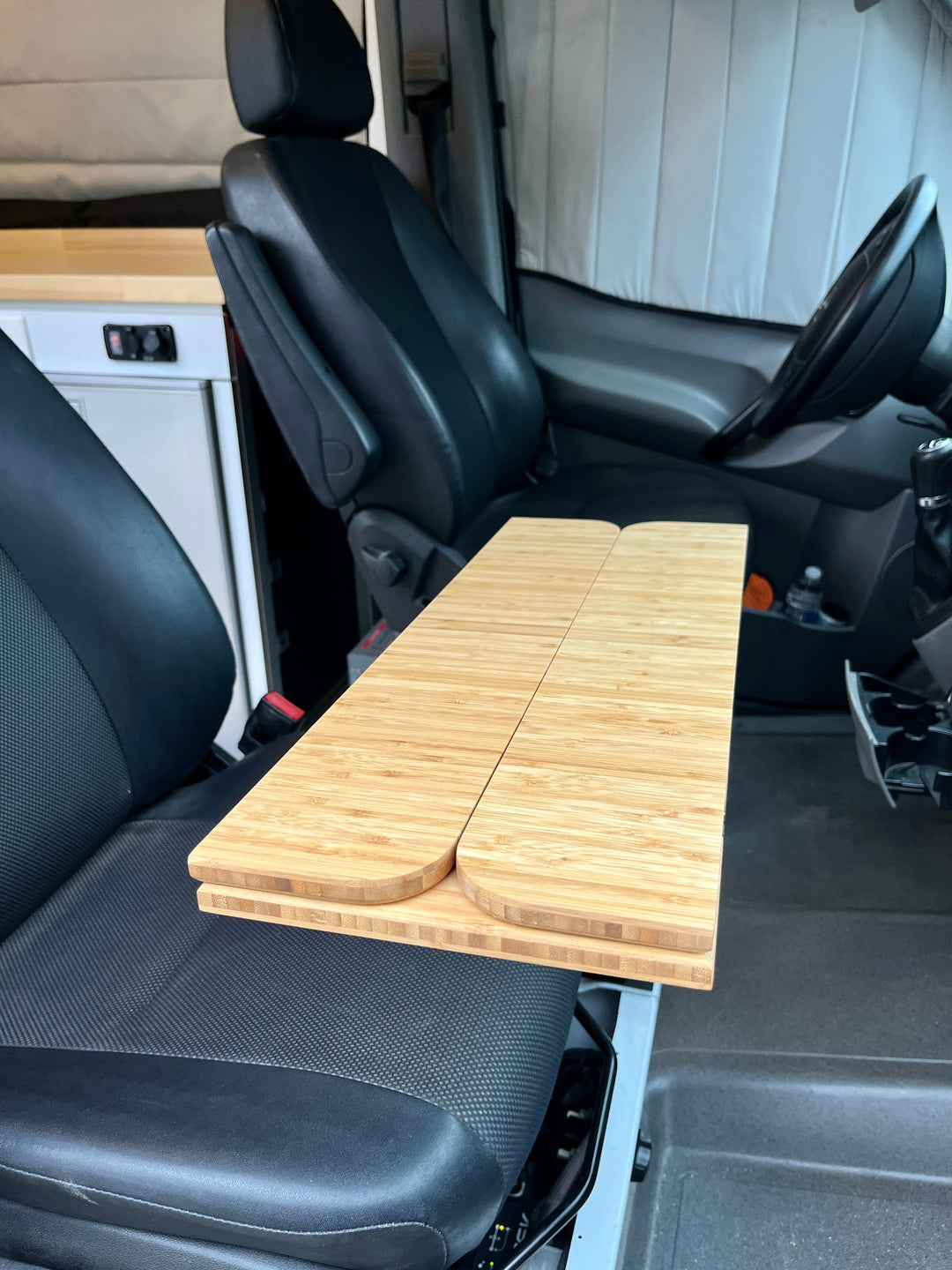 Slim Folding Bamboo Lagun Table 1/2" Thick For Camper Vans and RVs - AVC RIG