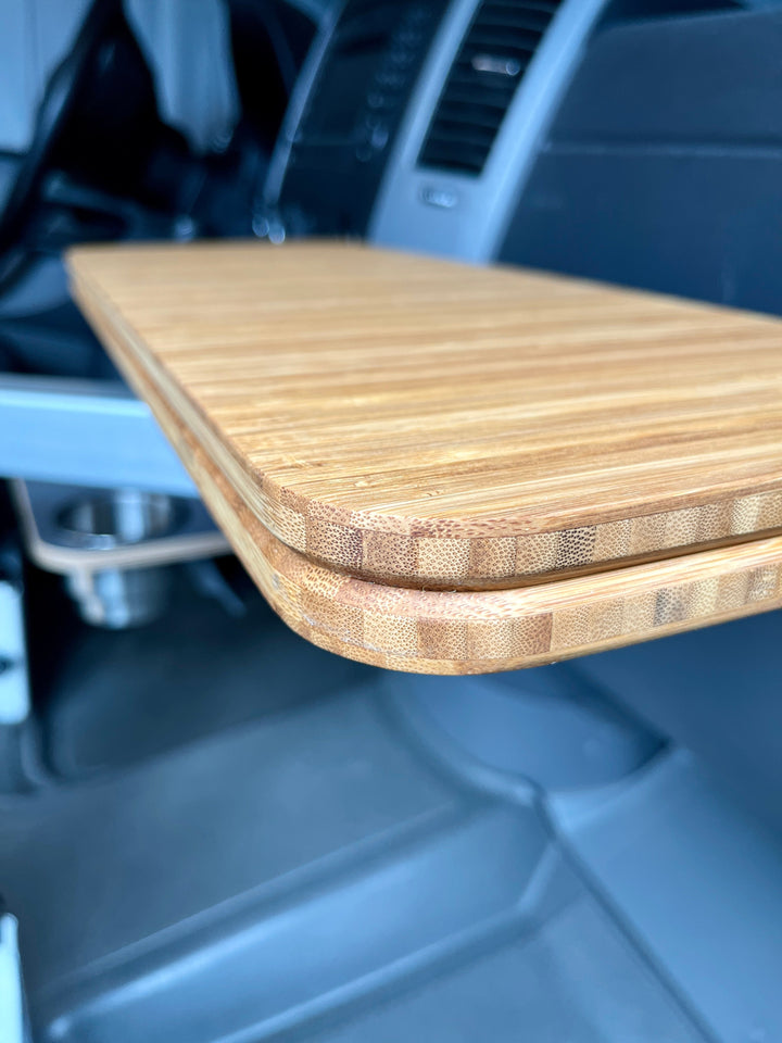 Slim Half Folding Bamboo Lagun Table 1/2" Thick For Camper Vans and RVs - AVC RIG