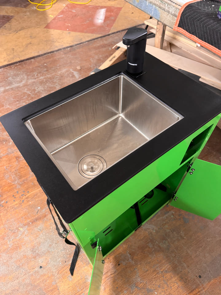 Fountain of Use Portable Sink Cabinet - AVC RIG