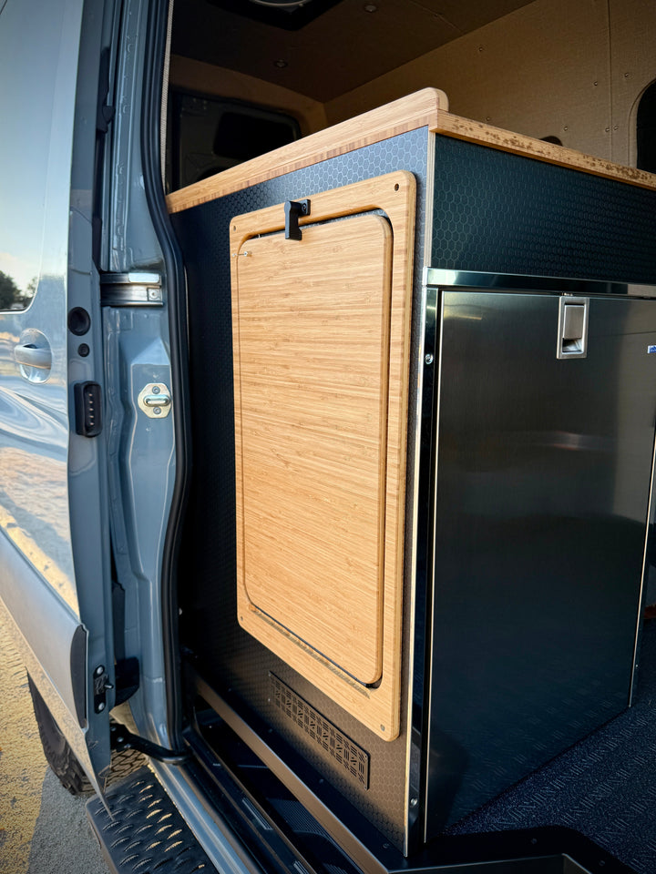 Universal Flip-Down Van Galley Table (Slider Door Mount) – 24" x 14" - AVC RIG