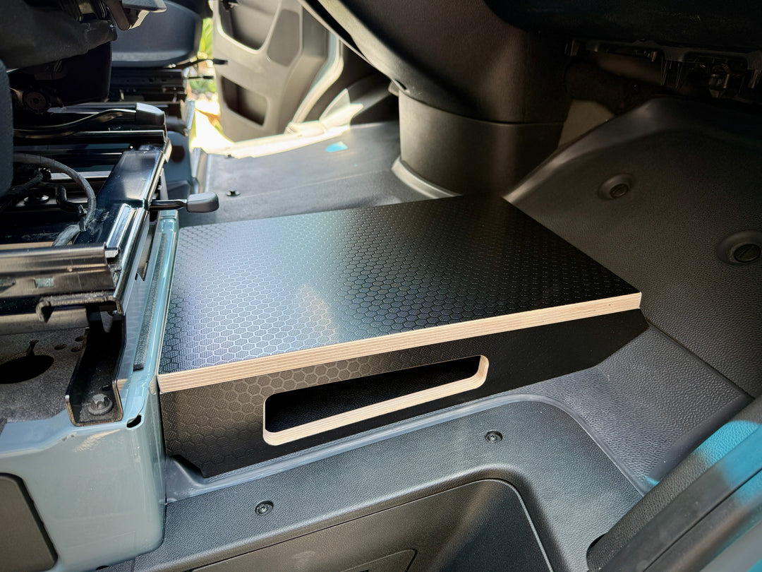 Mercedes-Benz Sprinter Black Hex Passenger Foot Platform Camper Van Stool - AVC RIG