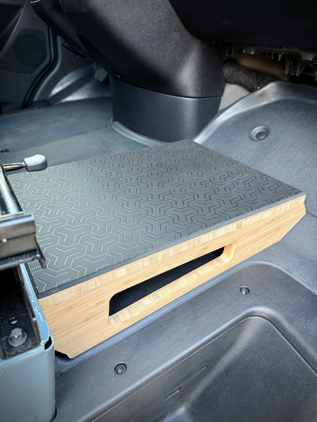 Mercedes-Benz Sprinter Bamboo Passenger Foot Platform Camper Van Stool - AVC RIG
