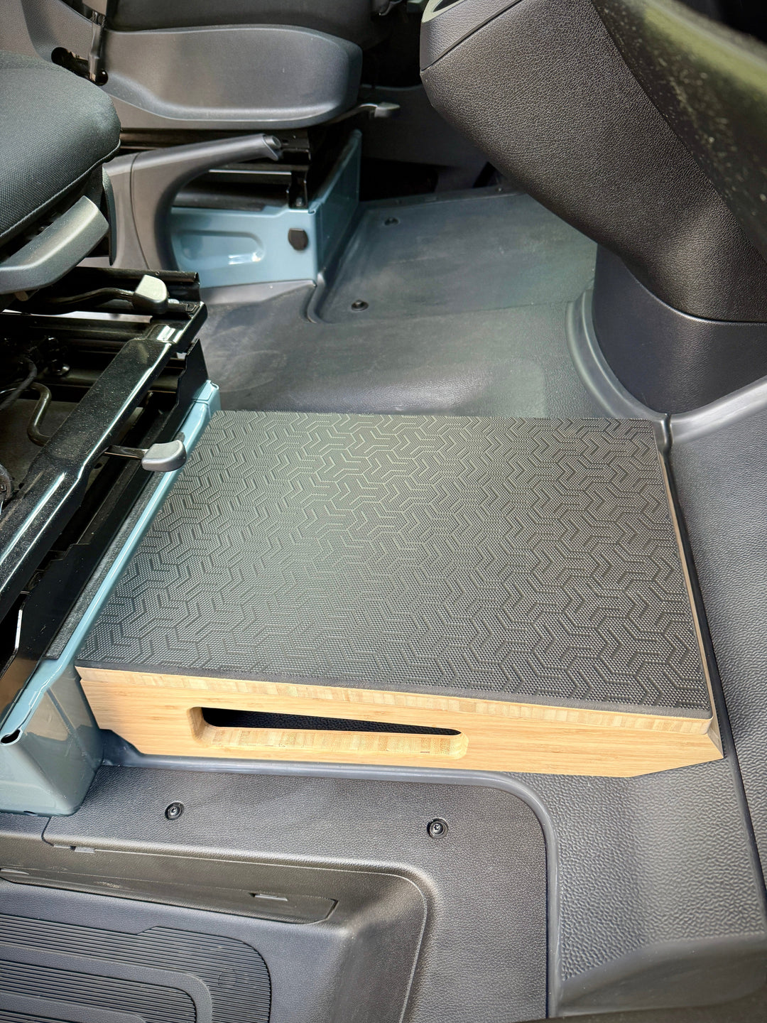 Mercedes-Benz Sprinter Bamboo Passenger Foot Platform Camper Van Stool - AVC RIG