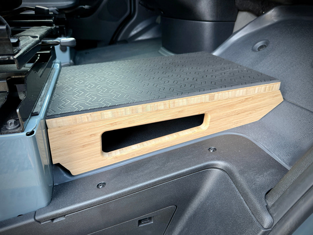 Mercedes-Benz Sprinter Bamboo Passenger Foot Platform Camper Van Stool - AVC RIG