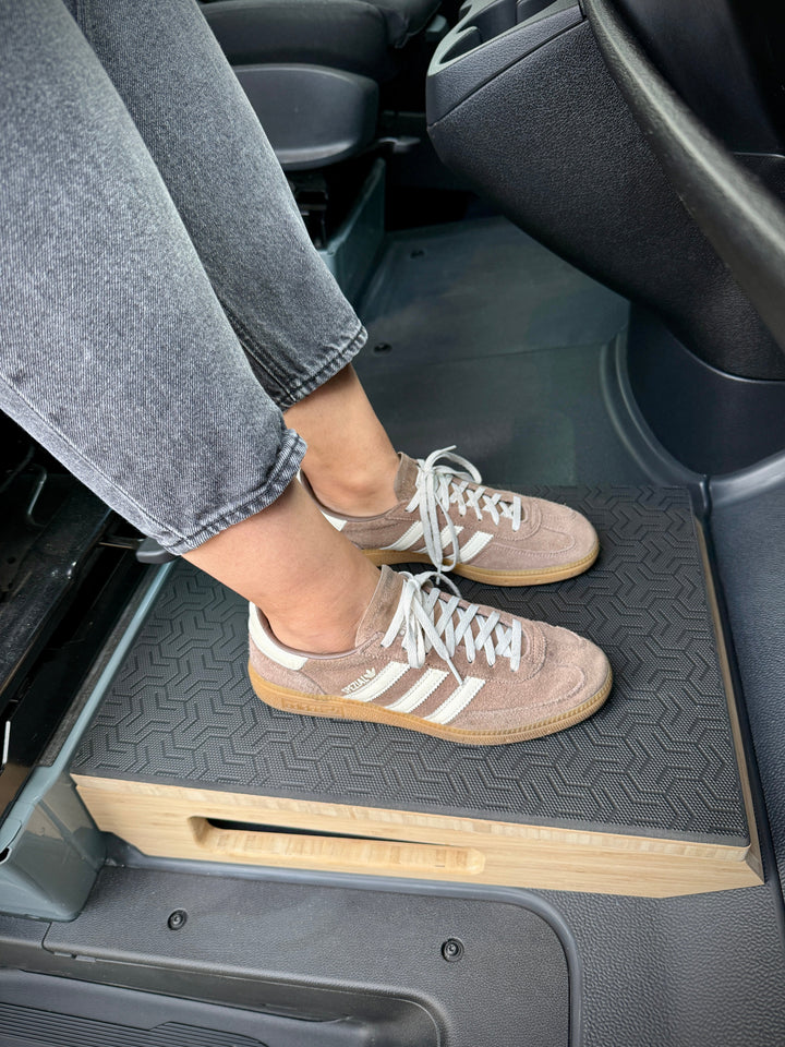 Mercedes-Benz Sprinter Bamboo Passenger Foot Platform Camper Van Stool - AVC RIG