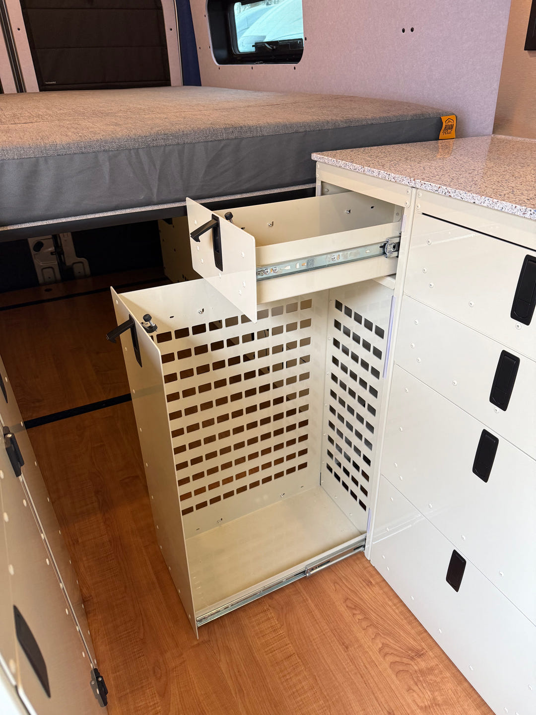 Aluminum Pantry with Drawer Cabinet - AVC RIG