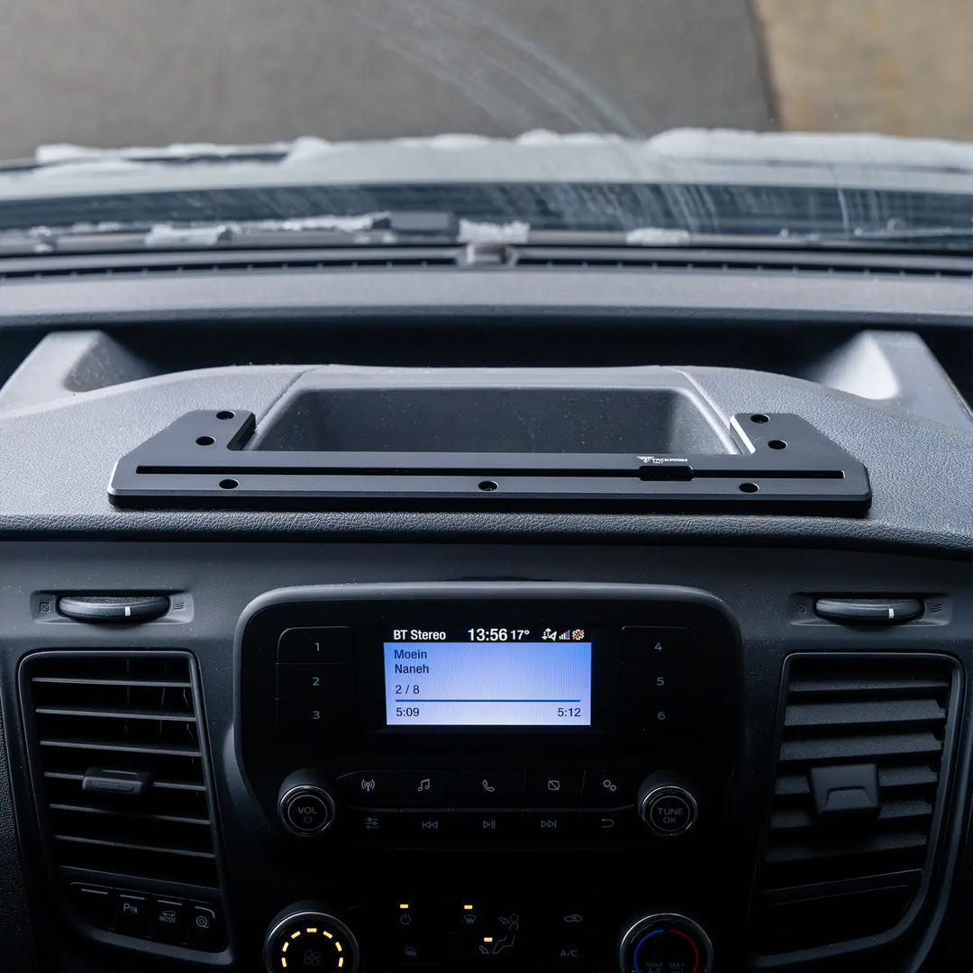 2020+ Ford Transit (Not Compatible With Transit Connect) Tackform Slim Track Dash Bracket With 20LITE Phone Mount - AVC RIG