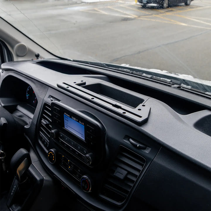 2020+ Ford Transit (Not Compatible With Transit Connect) Tackform Slim Track Dash Bracket With MagSafe Charging Phone Mount - AVC RIG