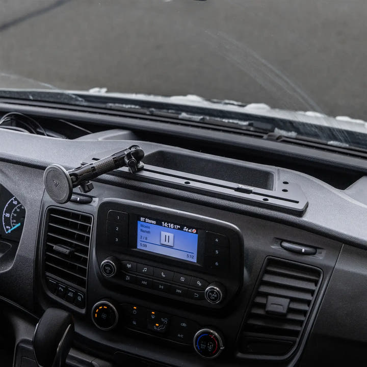 2020+ Ford Transit (Not Compatible With Transit Connect) Tackform Slim Track Dash Bracket With MagSafe Phone Mount - AVC RIG