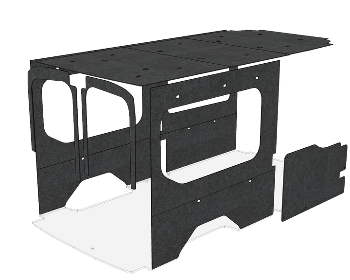 Transit Medium Roof 148 Felt Wall Kit