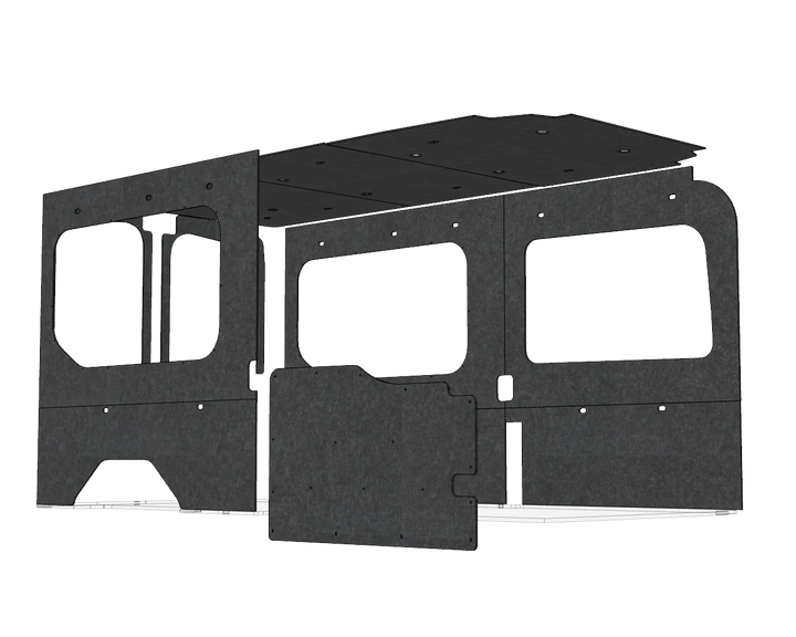 Ford Transit Medium Roof 148 Felt Wall Kit