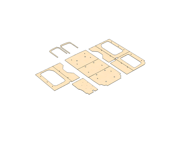 Transit Medium Roof 148 Felt Wall Kit