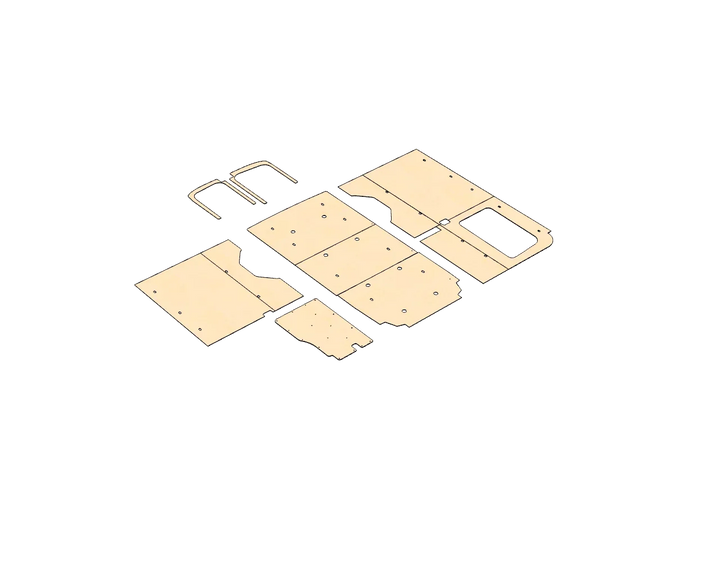 Ford Transit Medium Roof 148 Felt Wall Kit - AVC RIG